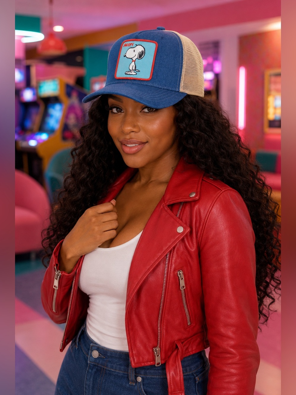 Snoopy Baddie Hat